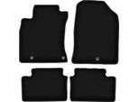 Tappetini In Velluto Per Kia Proceed Iii (2018-, Hatchback, Station Wagon, Sw, Sportback) Neri, Set 4 Pz, Con Fissaggi