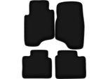 Tappetini In Velluto Per Mitsubishi Pajero Ii (1991-1999, Fuoristrada) Neri, Set 4 Pz, Con Fissaggi
