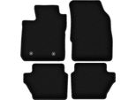 Tappetini In Velluto Per Ford Ecosport MK2 Fl (2017-, Crossover) Neri, Set 4 Pz, Con Fissaggi