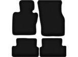 Tappetini In Velluto Per Mini Countryman (2014-, Hatchback) Neri, Set 4 Pz, Con Fissaggi