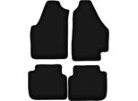 Tappetini In Velluto Per Fiat Idea (2003-2010, Minivan) Neri, Set 4 Pz, Con Fissaggi
