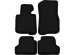 Tappetini In Velluto Per Bmw 4 F32 (2013-, Gran Coupé) Neri, Set 4 Pz, Con Fissaggi