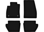 Tappetini In Velluto Per Ford Puma Ii (2017-, Crossover) Neri, Set 4 Pz, Con Fissaggi