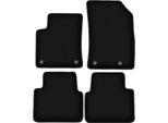 Tappetini In Velluto Per Citroen C3 Aircross Ii (2017-, Crossover) Neri, Set 4 Pz, Con Fissaggi