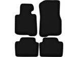 Tappetini In Velluto Per Bmw 4 F36 (2014-, Gran Coupé) Neri, Set 4 Pz, Con Fissaggi