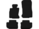 Tappetini In Velluto Per Bmw 6 F06 (2012-2019, Gran Coupé) Neri, Set 4 Pz, Con Fissaggi