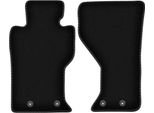Tappetini In Velluto Per Mazda MX-5 Iv (2014-, Coupé, Cabriolet) Neri, Set 4 Pz, Con Fissaggi