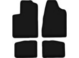 Tappetini In Velluto Per Chrysler Sebring Ii (2003-2007, Berlina) Neri, Set 4 Pz, Con Fissaggi