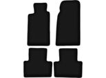 Tappetini In Velluto Per Jaguar XJ6 X300 (1994-1997, Berlina) Neri, Set 4 Pz, Con Fissaggi