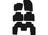 Tappetini In Velluto Per Ford S-MAX MK2 (2015-, Minivan) Neri, Set 5 Pz, Con Fissaggi