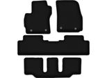Tappetini In Velluto Per Mazda 5 I (2005-2010, 7 Posti) Neri, Set 4 Pz, Con Fissaggi