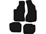 Tappetini In Velluto Per Audi V8 (1988-1993, Berlina) Neri, Set 4 Pz, Con Fissaggi