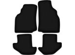 Tappetini In Velluto Per Ford Puma (1997-2001, Coupé) Neri, Set 4 Pz, Con Fissaggi