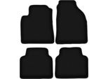 Tappetini In Velluto Per Hyundai Matrix (2001-2010, Minivan) Neri, Set 4 Pz, Con Fissaggi