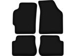 Tappetini In Velluto Per Kia Shuma (1997-2004, Berlina) Neri, Set 4 Pz, Con Fissaggi