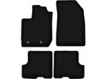 Tappetini In Velluto Per Dacia Duster Ii 4WD (2018-, Suv) Neri, Set 4 Pz, Con Fissaggi