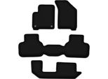 Tappetini In Velluto Per Fiat Freemont (2011-2016, 7 Posti) Neri, Set 4 Pz, Con Fissaggi