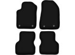Tappetini In Velluto Per Alfa Romeo Giulietta (2010-2020, Hatchback) Neri, Set 4 Pz, Con Fissaggi