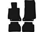 Tappetini In Velluto Per Mercedes E W213 (2015-, Berlina, Station Wagon, Liftback, Coupé) Neri, Set 4 Pz, Con Fissaggi