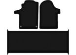 Tappetini In Velluto Per Mercedes Vito W447 (2014-, Furgone) Neri, Set 3 Pz, Con Fissaggi