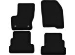 Tappetini In Velluto Per Ford Escape MK3 (2012-, Suv) Neri, Set 4 Pz, Con Fissaggi