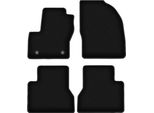 Tappetini In Velluto Per Ford Tourneo Connect (2013-2017, Furgoncino) Neri, Set 4 Pz, Con Fissaggi