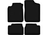 Tappetini In Velluto Per Daihatsu Charade (1994-2000, Hatchback) Neri, Set 4 Pz, Con Fissaggi