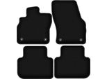 Tappetini In Velluto Per Audi Q3 Ii F3 (2018-, Suv) Neri, Set 4 Pz, Con Fissaggi