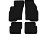 Tappetini In Velluto Per Fiat Punto Evo (1998-2012, Hatchback) Neri, Set 4 Pz, Con Fissaggi
