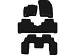 Tappetini In Velluto Per Ford S-MAX MK2 (2015-, 7 Posti) Neri, Set 4 Pz, Con Fissaggi