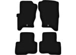 Tappetini In Velluto Per Land Rover Discovery Iii (2004-2011, Suv) Neri, Set 4 Pz, Con Fissaggi