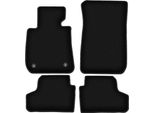 Tappetini In Velluto Per Bmw 3 E93 (2004-2011, Cabriolet) Neri, Set 4 Pz, Con Fissaggi