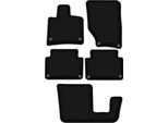 Tappetini In Velluto Per Audi Q7 I 4L (2005-2015, Suv) Neri, Set 4 Pz, Con Fissaggi