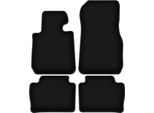 Tappetini In Velluto Per Bmw 3 G21 (2018-, Station Wagon, Touring) Neri, Set 4 Pz, Con Fissaggi