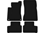 Tappetini In Velluto Per Mercedes Cls C118 (2019-, Berlina, Station Wagon) Neri, Set 4 Pz, Con Fissaggi