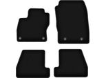 Tappetini In Velluto Per Ford Focus MK3 Fl (2017-2020, Berlina, Station Wagon, Hatchback) Neri, Set 4 Pz, Con Fissaggi