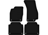 Tappetini In Velluto Per Audi A8 D5 4N (2017-, Berlina) Neri, Set 4 Pz, Con Fissaggi