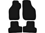 Tappetini In Velluto Per Mitsubishi Eclipse Iii (1999-2006, Coupé) Neri, Set 4 Pz, Con Fissaggi
