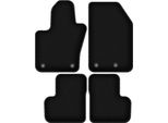 Tappetini In Velluto Per Fiat 500X Fl (2018-, Crossover) Neri, Set 4 Pz, Con Fissaggi