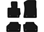 Tappetini In Velluto Per Bmw X4 F26 (2014-2018, Suv) Neri, Set 4 Pz, Con Fissaggi