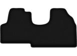 Tappetini In Velluto Per Fiat Scudo I (1994-2006, Furgone) Neri, Set 1 Pz, Con Fissaggi