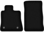 Tappetini In Velluto Per Chevrolet Camaro Vi (2015-2020, Coupé) Neri, Set 2 Pz, Con Fissaggi