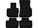 Tappetini In Velluto Per Bmw X4 G02 (2018-, Suv) Neri, Set 4 Pz, Con Fissaggi
