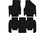 Tappetini In Velluto Per Chrysler Pacifica Ru (2016-, Minivan) Neri, Set 3 Pz, Con Fissaggi