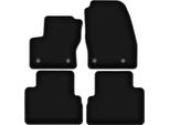 Tappetini In Velluto Per Ford C-MAX MK2 (2015-2019, Minivan) Neri, Set 4 Pz, Con Fissaggi