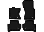 Tappetini In Velluto Per Land Rover Velar (2017-, Suv) Neri, Set 4 Pz, Con Fissaggi