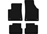 Tappetini In Velluto Per Jeep Cherokee Kl (2013-, Suv) Neri, Set 4 Pz, Con Fissaggi