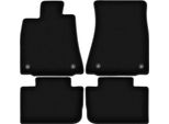 Tappetini In Velluto Per Lexus Is Iii (2013-, Berlina) Neri, Set 4 Pz, Con Fissaggi