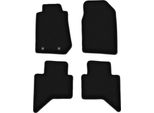 Tappetini In Velluto Per Isuzu D-MAX Ii (2011-, Pickup) Neri, Set 4 Pz, Con Fissaggi