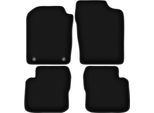 Tappetini In Velluto Per Daihatsu Cuore Vii L276 (2007-, Hatchback) Neri, Set 4 Pz, Con Fissaggi
